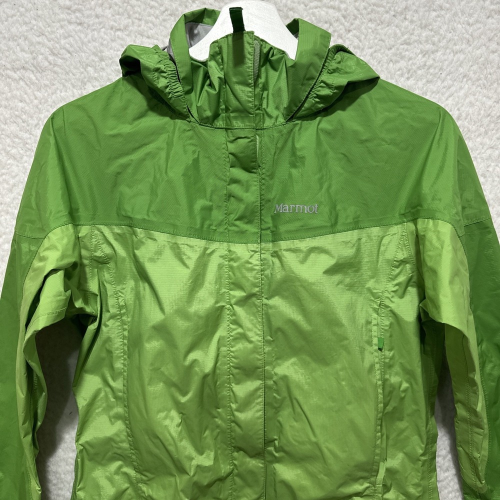 Marmot Lightweight Windbreaker Shell Jacket Green Kids/Women's Size Large - Picture 4 of 16
